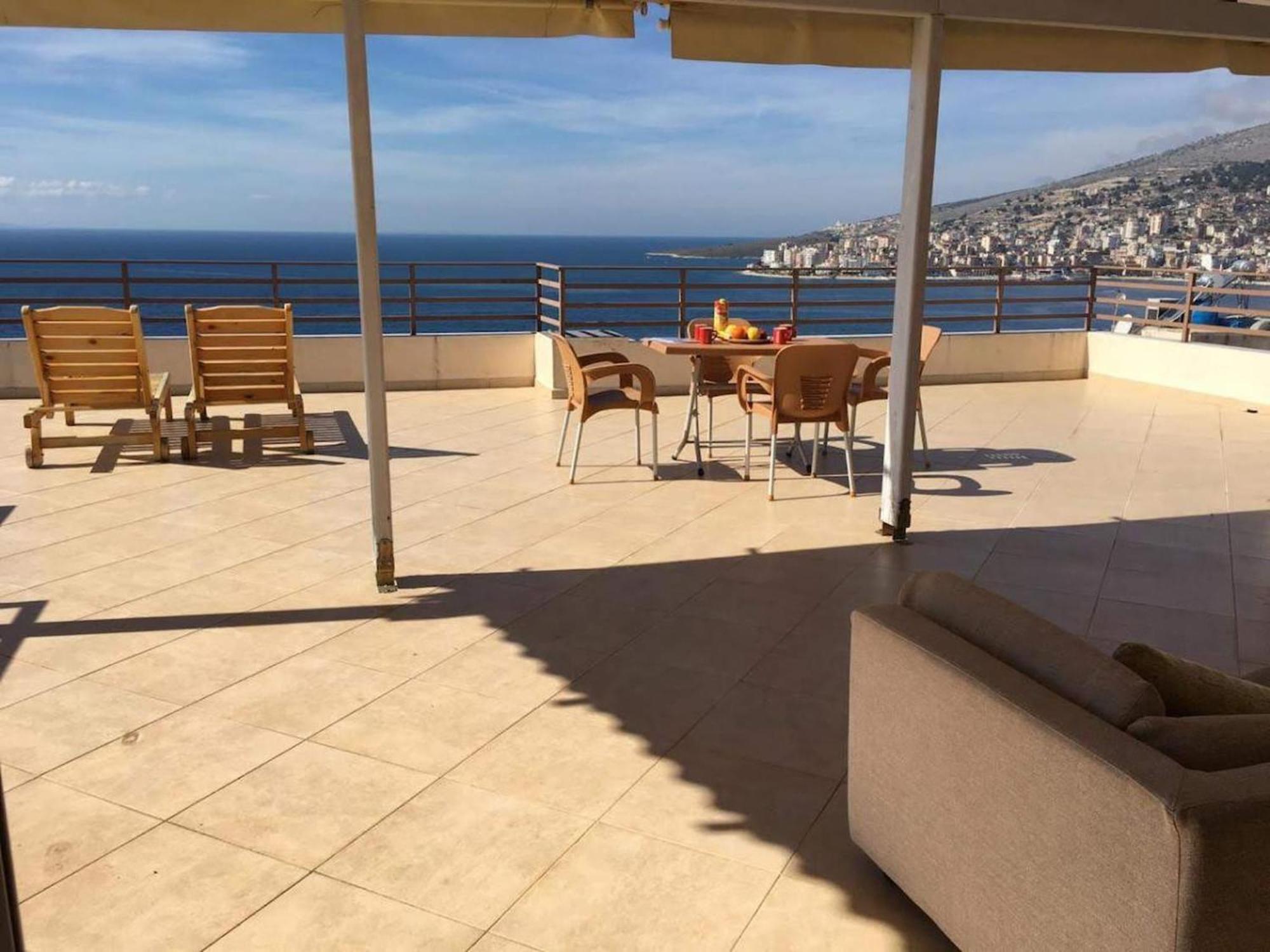 Sunset Penthouse Apartment Sarande Ngoại thất bức ảnh