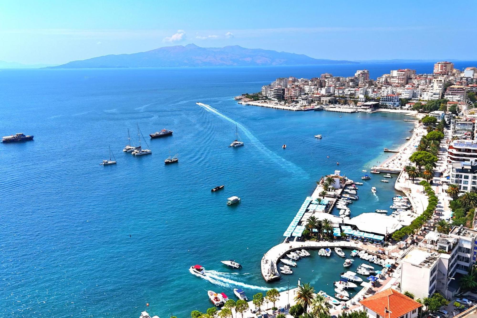Sunset Penthouse Apartment Sarande Ngoại thất bức ảnh