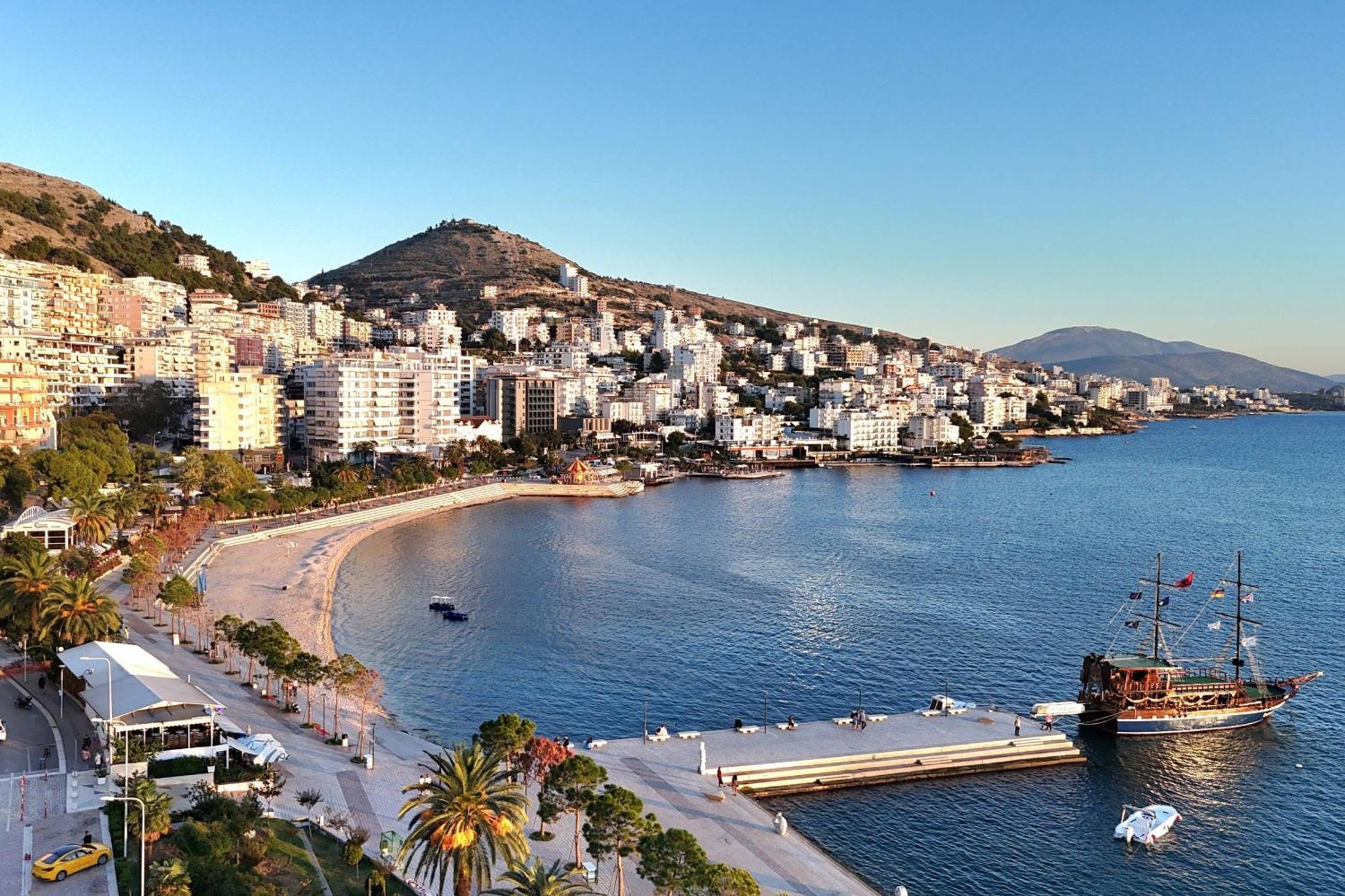 Sunset Penthouse Apartment Sarande Ngoại thất bức ảnh