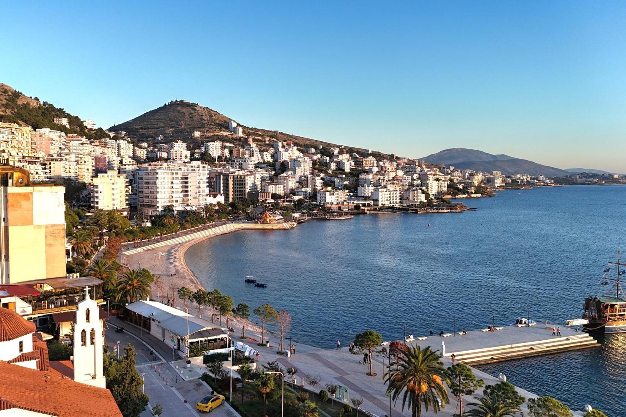 Sunset Penthouse Apartment Sarande Ngoại thất bức ảnh