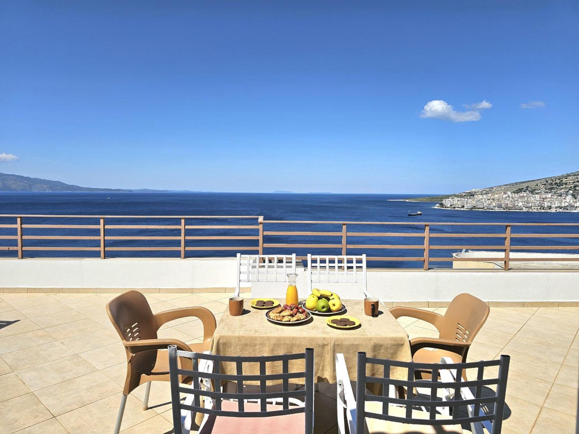 Sunset Penthouse Apartment Sarande Ngoại thất bức ảnh