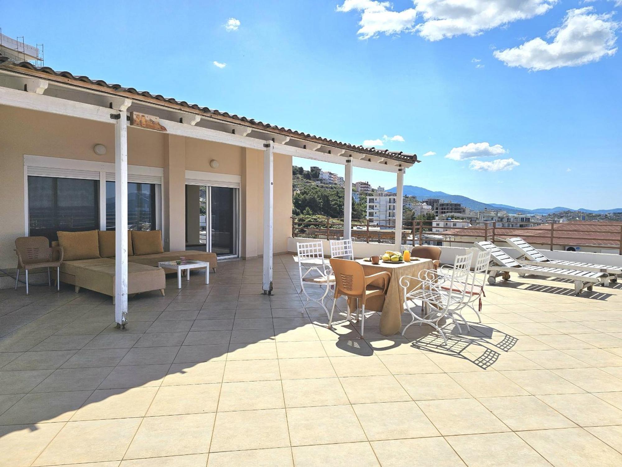 Sunset Penthouse Apartment Sarande Ngoại thất bức ảnh