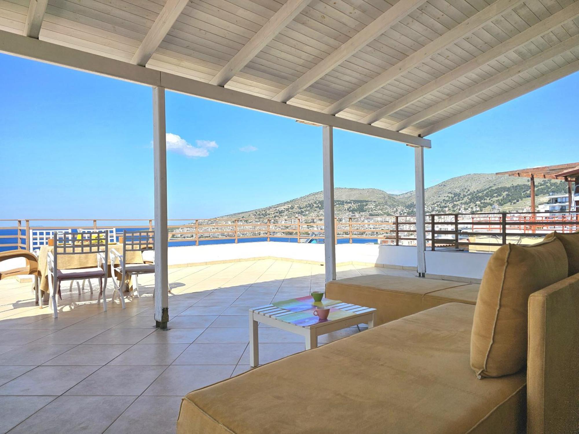 Sunset Penthouse Apartment Sarande Ngoại thất bức ảnh