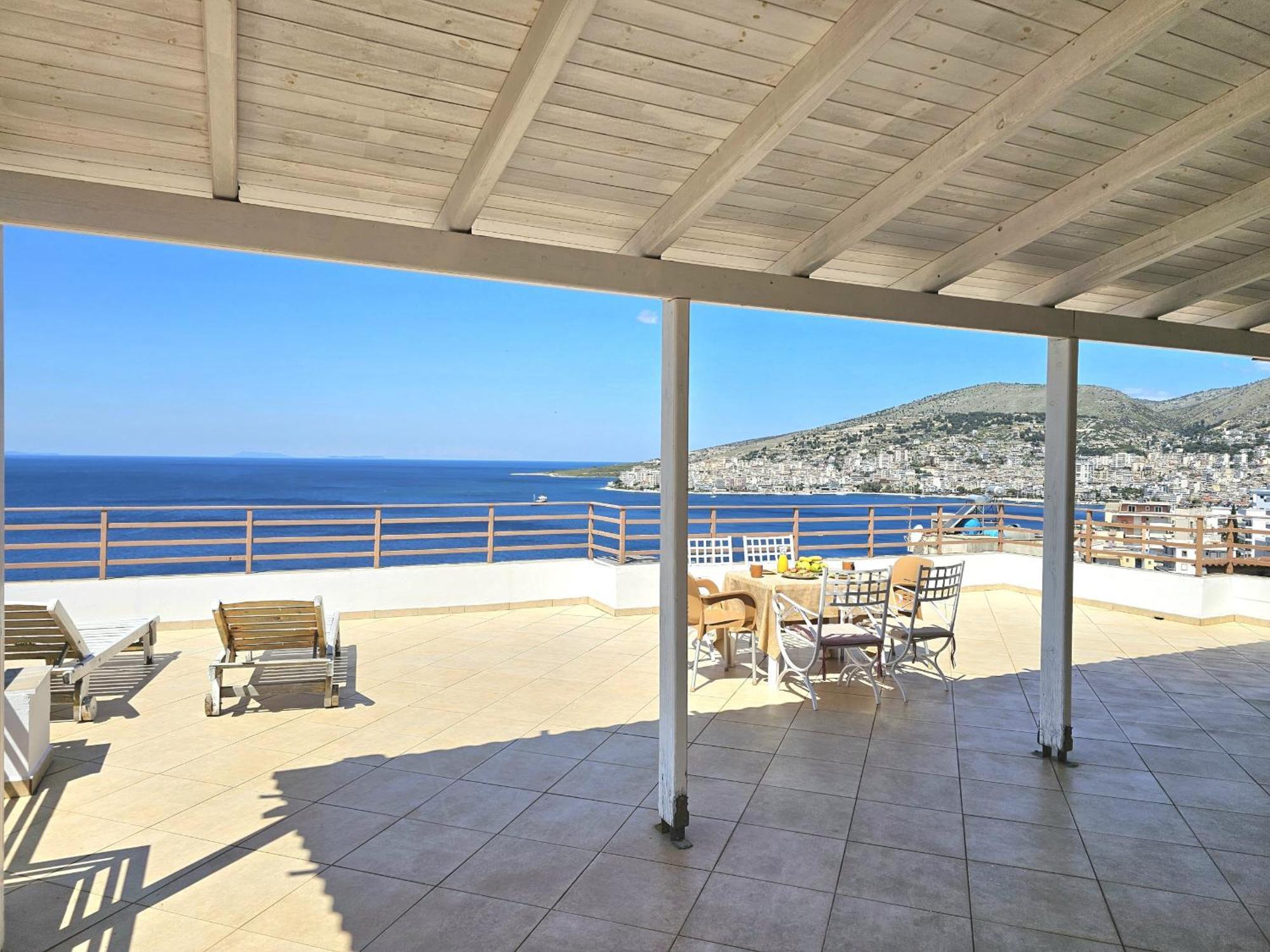 Sunset Penthouse Apartment Sarande Ngoại thất bức ảnh