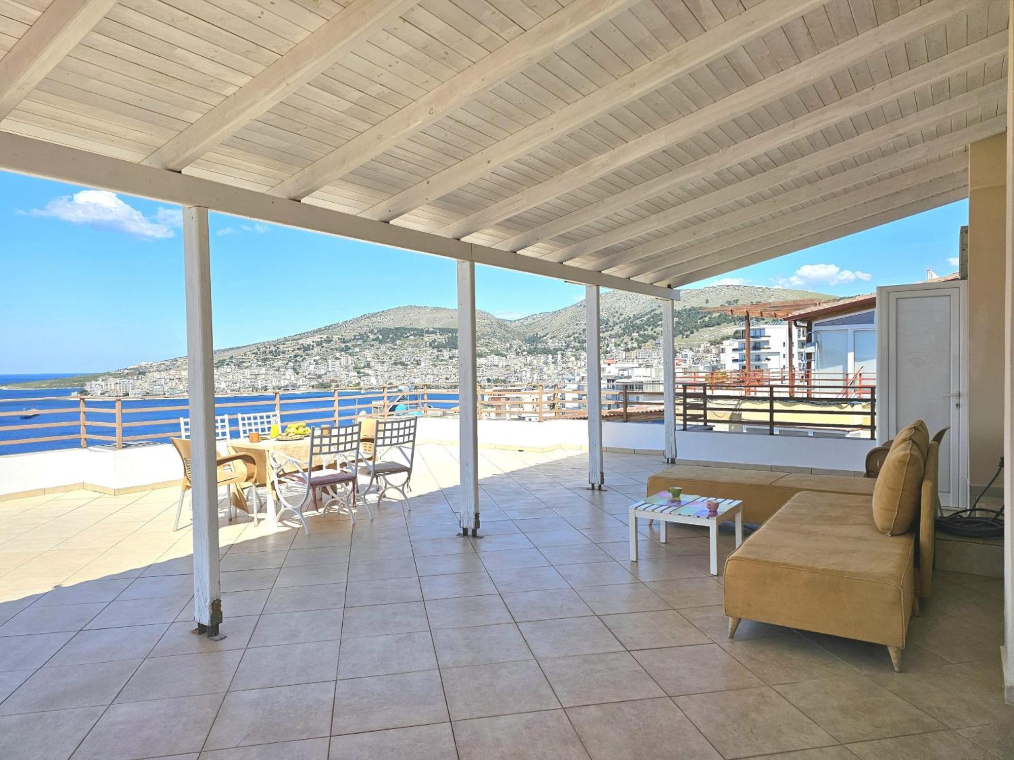 Sunset Penthouse Apartment Sarande Ngoại thất bức ảnh