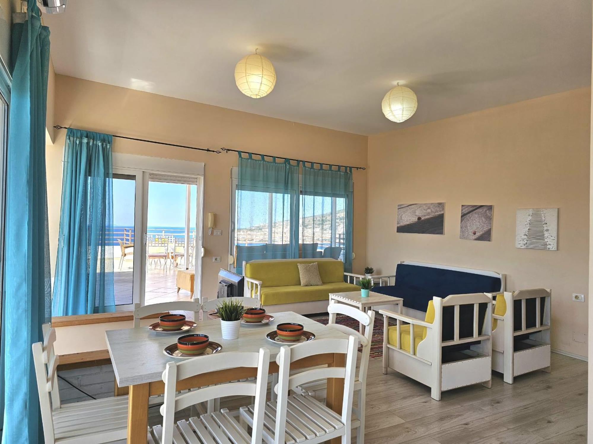 Sunset Penthouse Apartment Sarande Ngoại thất bức ảnh