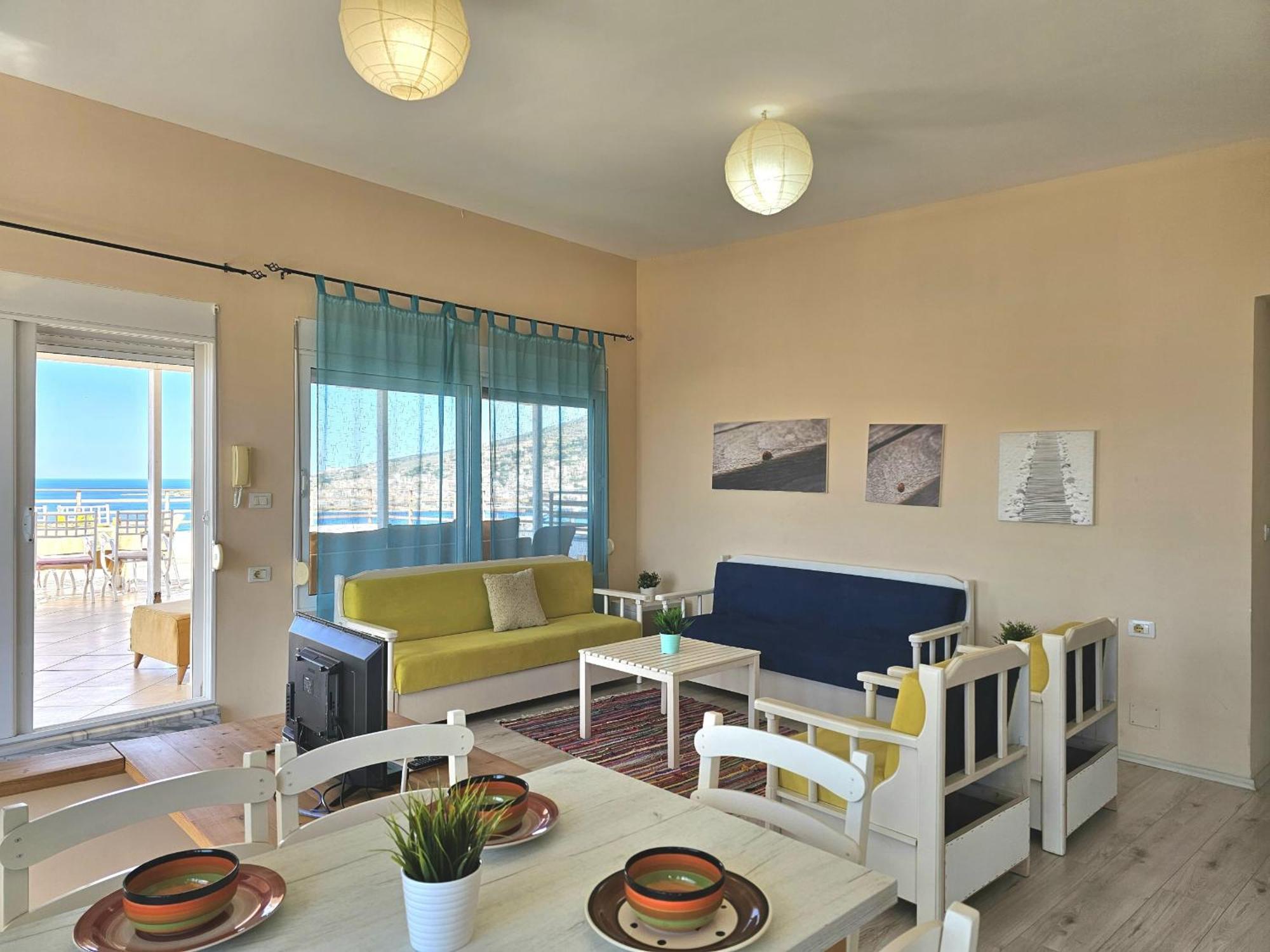 Sunset Penthouse Apartment Sarande Ngoại thất bức ảnh